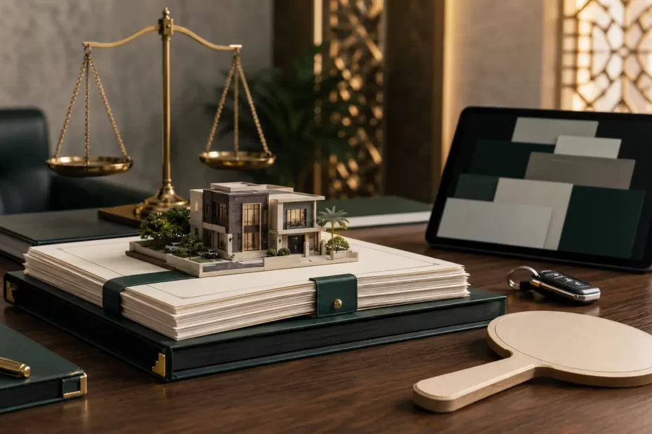 وكيل البيع القضائي في السعودية يدير مزادًا لأصل عقاري ومنقول