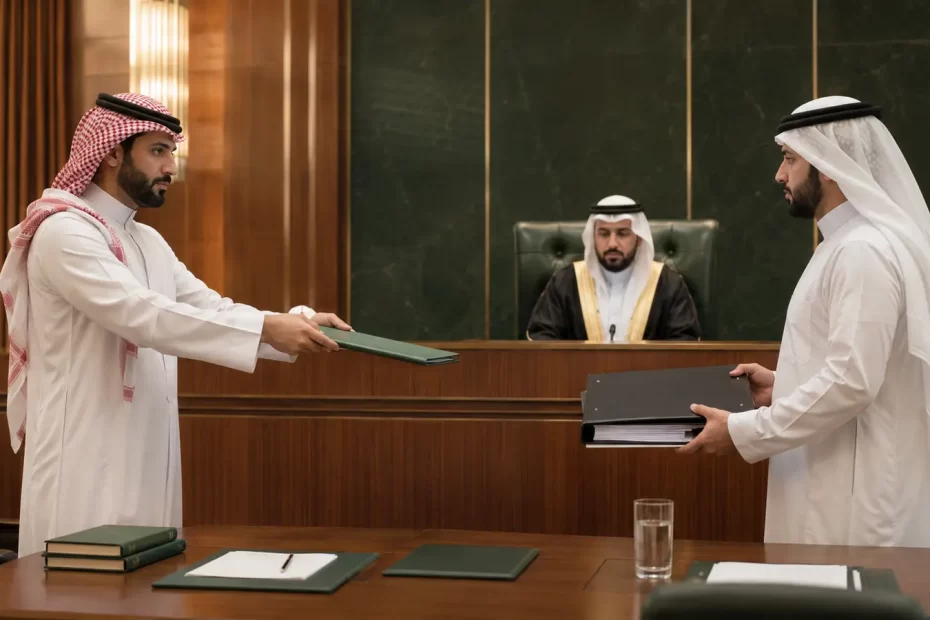 إلزام الخصم بتقديم المستندات في السعودية وطلب إيداع محرر تحت يد الطرف الآخر