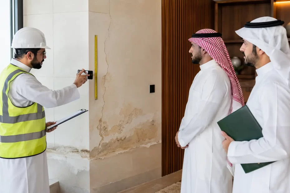 معاينة قضائية في السعودية لتوثيق أضرار عقار وإثبات حالته قبل تغير المعالم