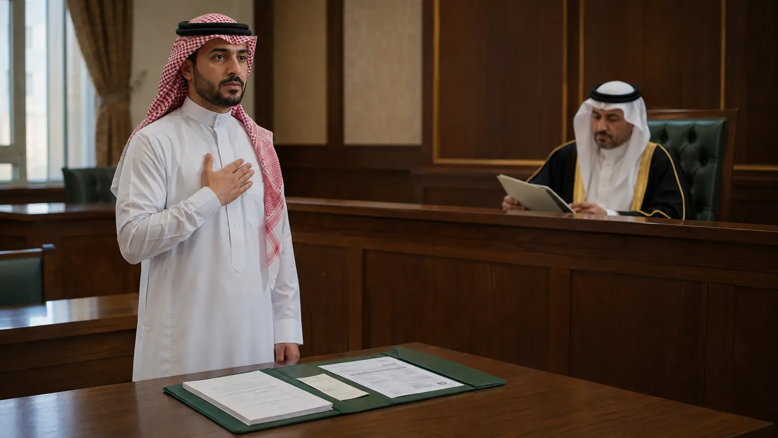 أداء اليمين المتممة في السعودية أمام المحكمة لاستكمال دليل ناقص في مطالبة مالية